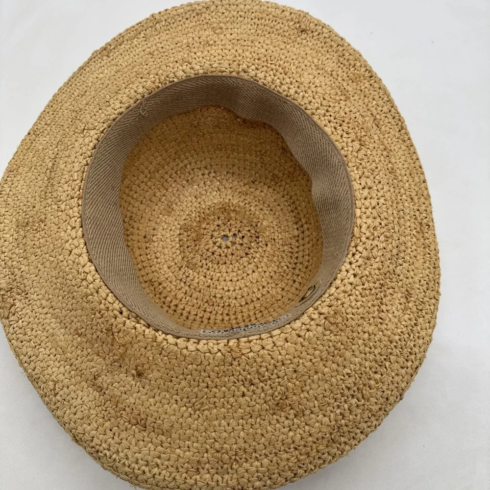 Corroboree Australia Raffia Straw Hat Handwoven Packable Travel Beach Unisex